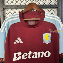 Camiseta Fútbol Aston Villa Primera Equipación Edición Ozzy 9 Black Sabbath 2025-2026