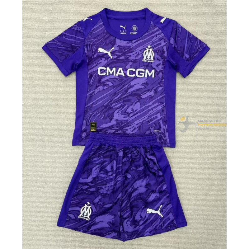 Camiseta Fútbol Olympique de Marsella Portero Segunda Equipación 2025-2026