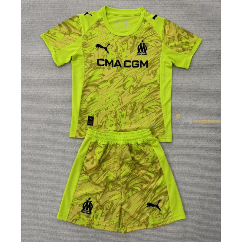 Camiseta Fútbol Olympique de Marsella Portero Tercera Equipación 2025-2026