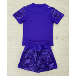 Camiseta y Pantalón Fútbol Niños Olympique de Marsella Portero Segunda Equipación 2025-2026