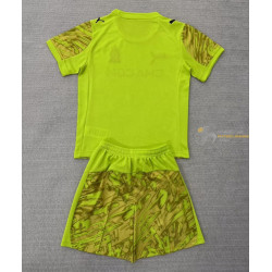 Camiseta y Pantalón Fútbol Niños Olympique de Marsella Portero Tercera Equipación 2025-2026