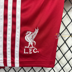 Camiseta y Pantalón Fútbol Niños Liverpool Primera Equipación 2025-2026