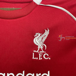 Camiseta y Pantalón Fútbol Niños Liverpool Primera Equipación 2025-2026