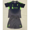 Camiseta y Pantalón Fútbol Niños Liverpool Portero Segunda Equipación 2025-2026