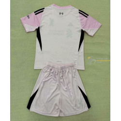 Camiseta y Pantalón Fútbol Niños Liverpool Portero Tercera Equipación 2025-2026