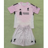 Camiseta y Pantalón Fútbol Niños Liverpool Portero Tercera Equipación 2025-2026