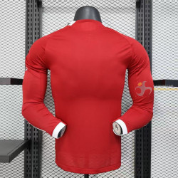 Camiseta Fútbol Liverpool Primera Equipación Versión Jugador Manga Larga 2025-2026