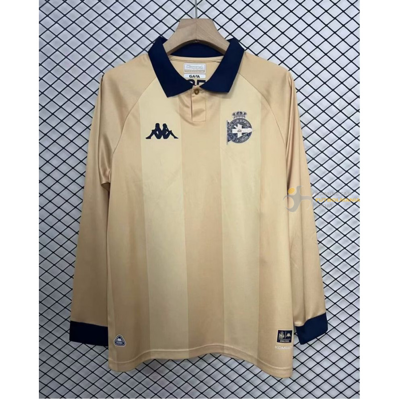 Camiseta Fútbol Deportivo de la Coruña 25 Aniversario Manga Larga 2024-2025