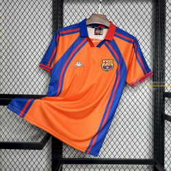 Camiseta Fútbol Barcelona Edición Champions League Segunda Equipación Retro Clásica 1997-1998