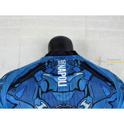 Camiseta Fútbol Nápoles Entrenamiento Azul Versión Jugador 2025-2026