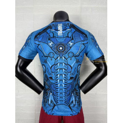 Camiseta Fútbol Nápoles Entrenamiento Azul Versión Jugador 2025-2026