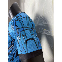 Camiseta Fútbol Nápoles Entrenamiento Azul Versión Jugador 2025-2026