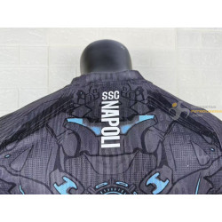 Camiseta Fútbol Nápoles Entrenamiento Gris Versión Jugador 2025-2026