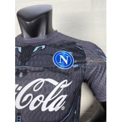 Camiseta Fútbol Nápoles Entrenamiento Gris Versión Jugador 2025-2026