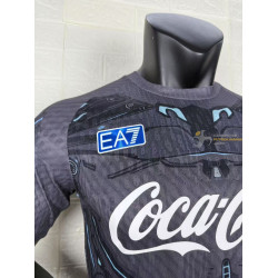 Camiseta Fútbol Nápoles Entrenamiento Gris Versión Jugador 2025-2026