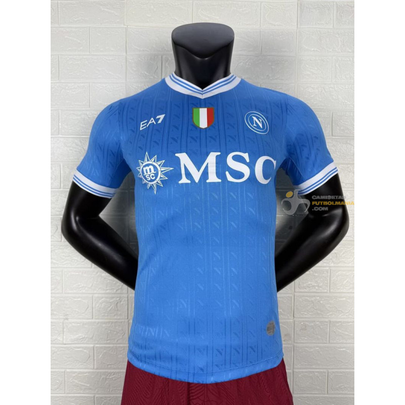 Camiseta Fútbol Nápoles Primera Equipación Versión Jugador 2025-2026
