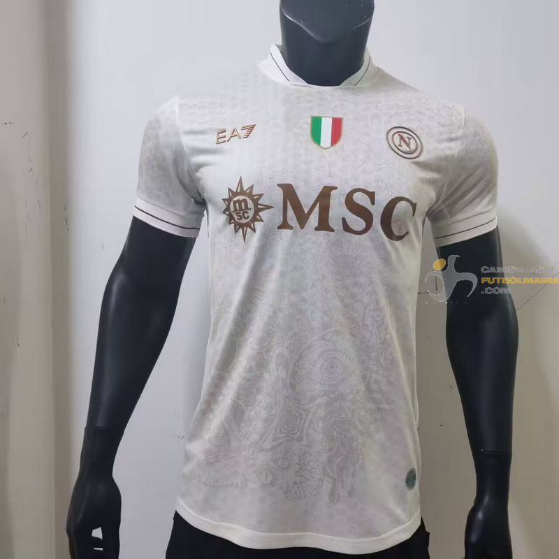 Camiseta Fútbol Nápoles Segunda Equipación Versión Jugador 2025-2026