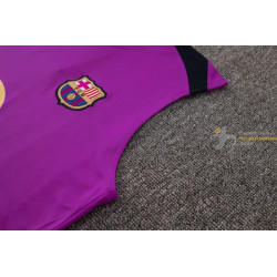 Camiseta Sin Mangas y Pantalón Barcelona Entrenamiento Morado 2025-2026