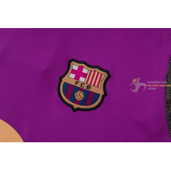 Camiseta Fútbol Sin Mangas Barcelona Entrenamiento Morado 2025-2026