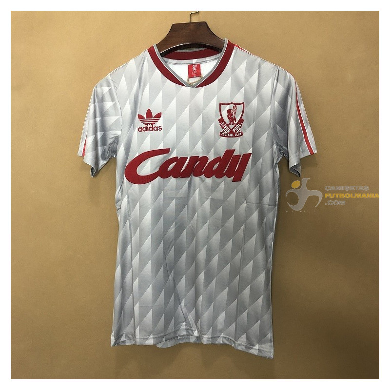 Camiseta Liverpool Retro Clásica  Segunda Equipación 1989