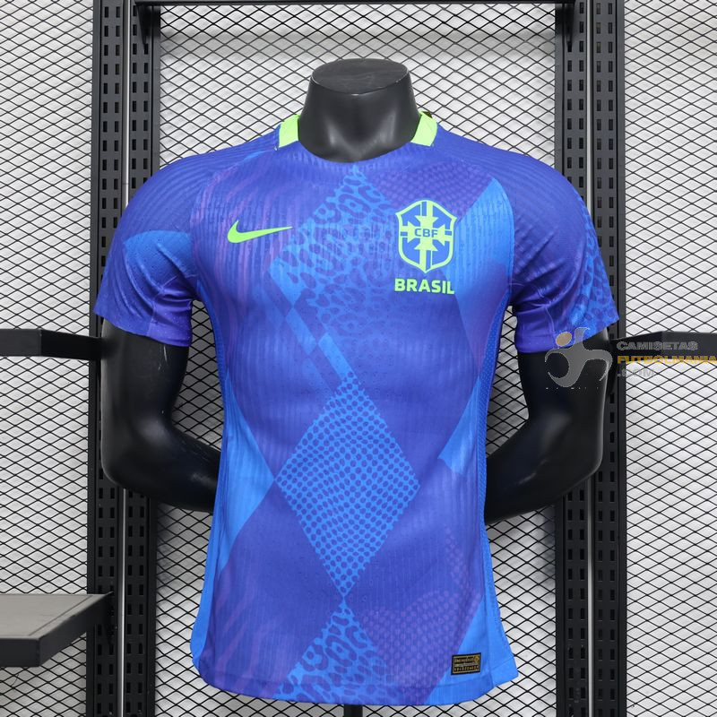 Camiseta Fútbol Brasil Segunda Equipación Versión Jugador 2025-2026