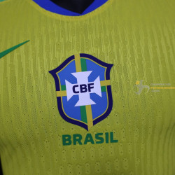 Camiseta Fútbol Brasil Primera Equipación Versión Jugador 2025-2026