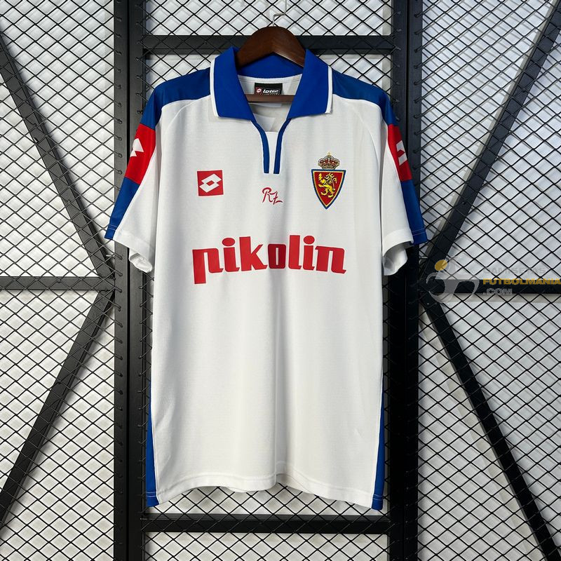 Camiseta Fútbol Zaragoza Primera Equipación Retro Clásica 2004-2005