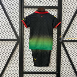 Camiseta y Pantalón Fútbol Niños AC Milan Edición Especial "Diavoli" Negra 2024-2025