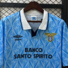 Camiseta Fútbol Lazio Primera Equipación Retro Clásica 1991-1992