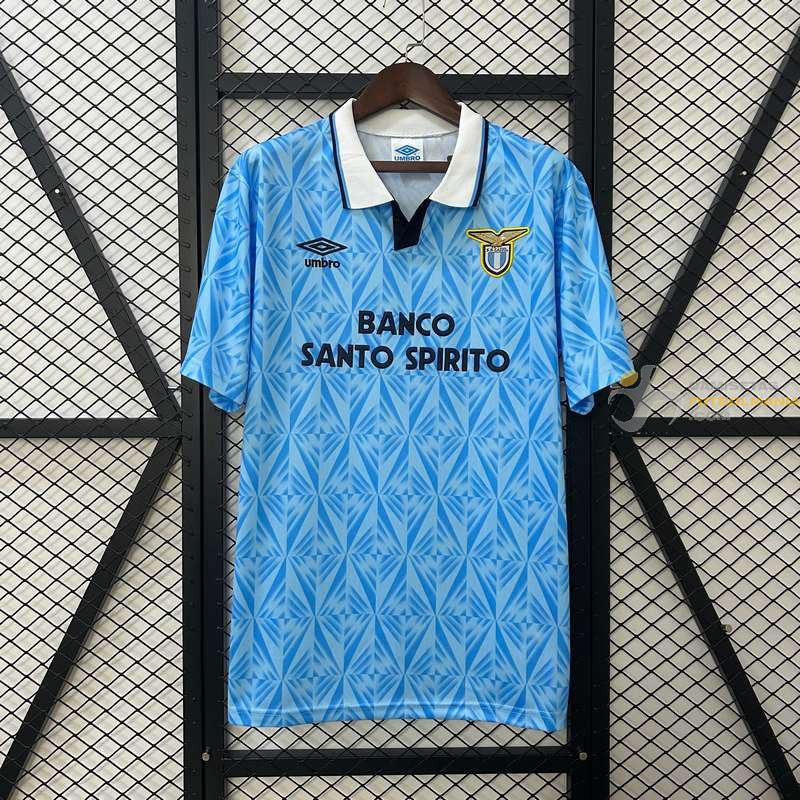 Camiseta Fútbol Lazio Primera Equipación Retro Clásica 1991-1992