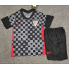 Camiseta y Pantalón Niños Croacia Segunda Equipación Euro 2021