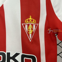 Camiseta y Pantalón Niños Sporting de Gijón Primera Equipación 2025-2026