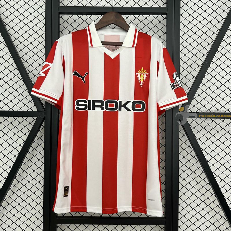 Camiseta Fútbol Sporting de Gijón Primera Equipación 2025-2026