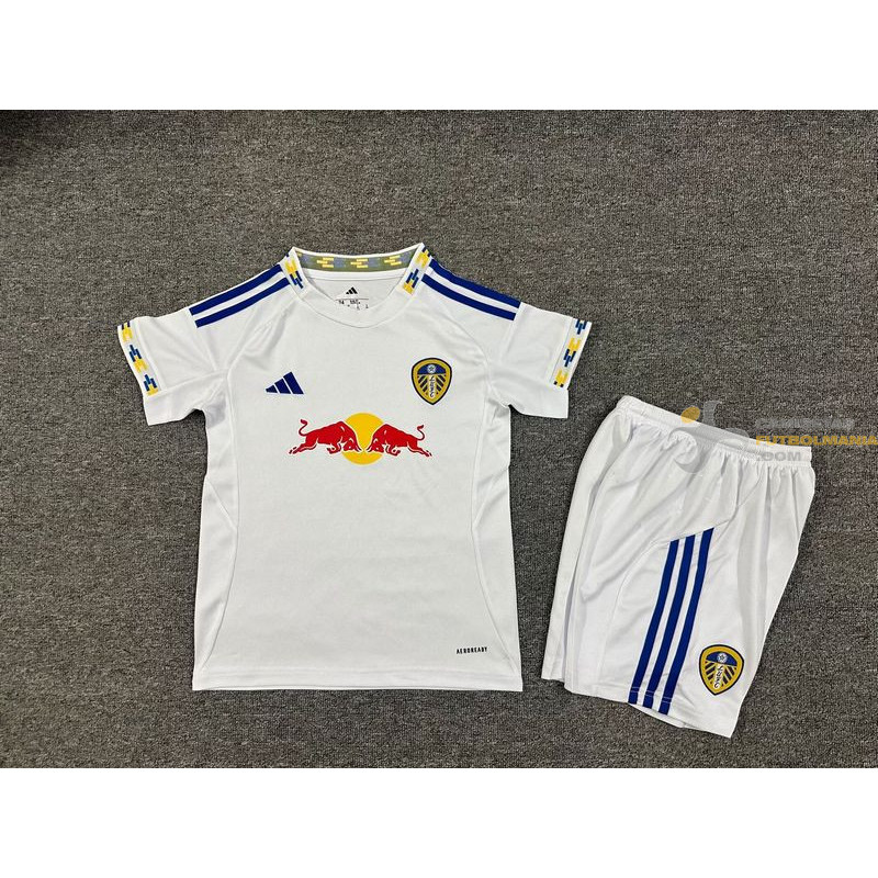 Camiseta y Pantalón Niños Leeds United Primera Equipación 2025-2026