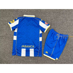 Camiseta y Pantalón Niños Deportivo de la Coruña Primera Equipación 2025-2026