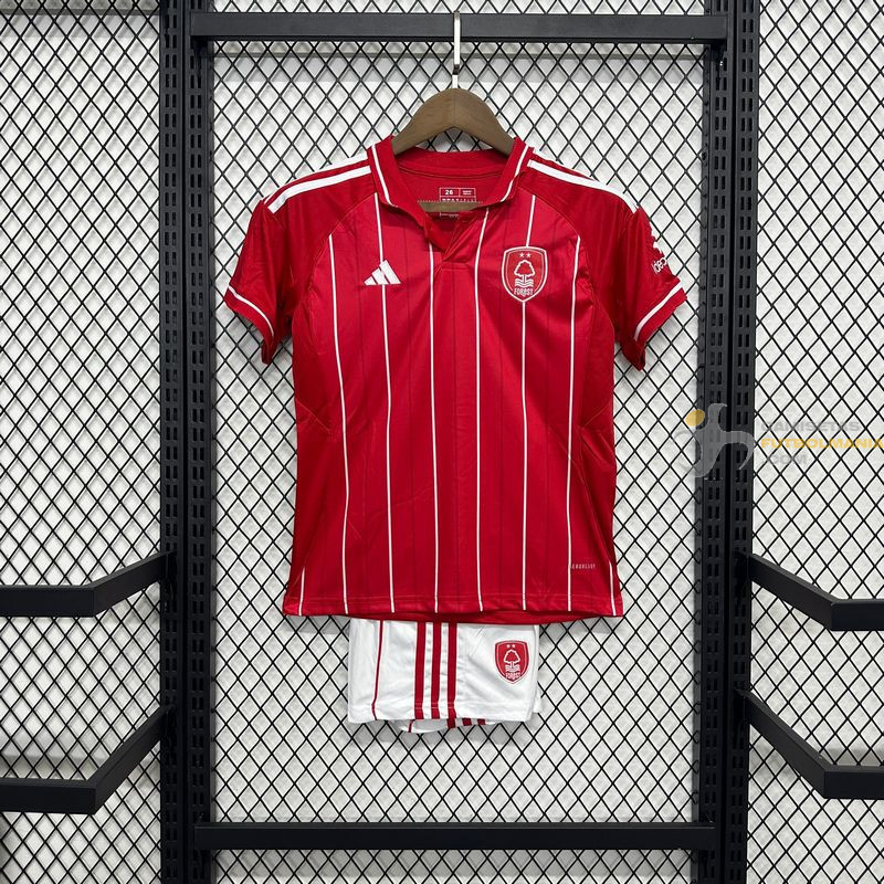 Camiseta y Pantalón Niños Nottingham Forest Primera Equipación 2025-2026