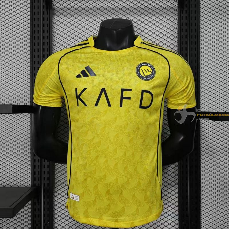 Camiseta Fútbol Al-Nassr Primera Equipación Versión Jugador 2025-2026