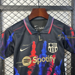 Camiseta y Pantalón Fútbol Niños Barcelona Edición Especial Fracture 2025-2026