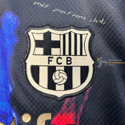 Camiseta y Pantalón Fútbol Niños Barcelona Edición Especial Fracture 2025-2026