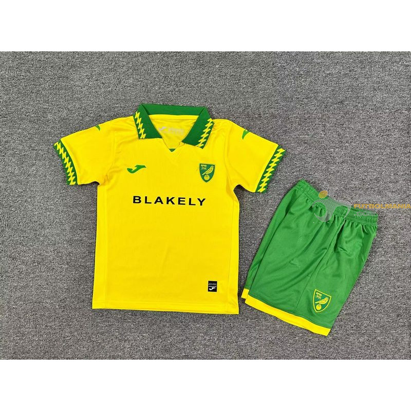 Camiseta y Pantalón Norwich City Niños Primera Equipación 2025-2026