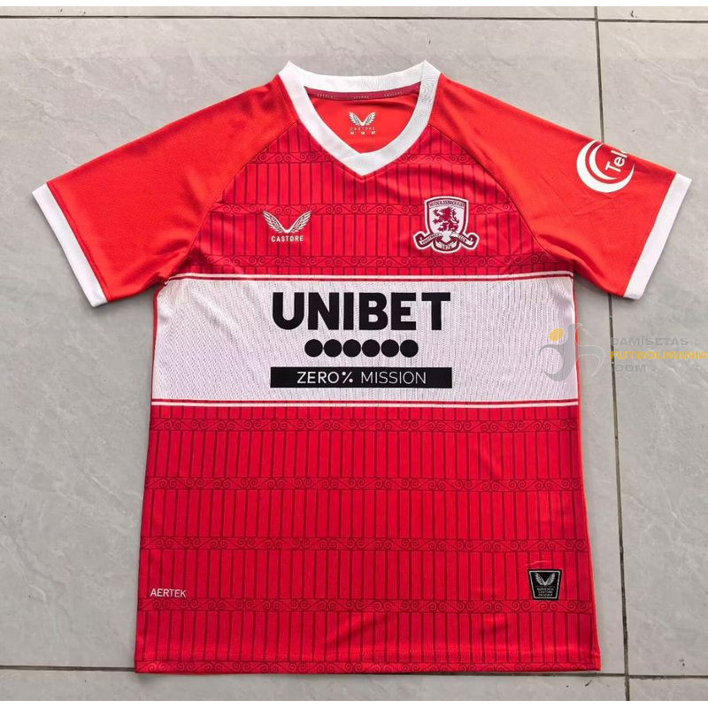 Camiseta Fútbol Middlesbrough Primera Equipación 2025-2026