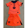 Camiseta y Pantalón Fútbol Niños Barcelona Tercera Equipación 2025-2026