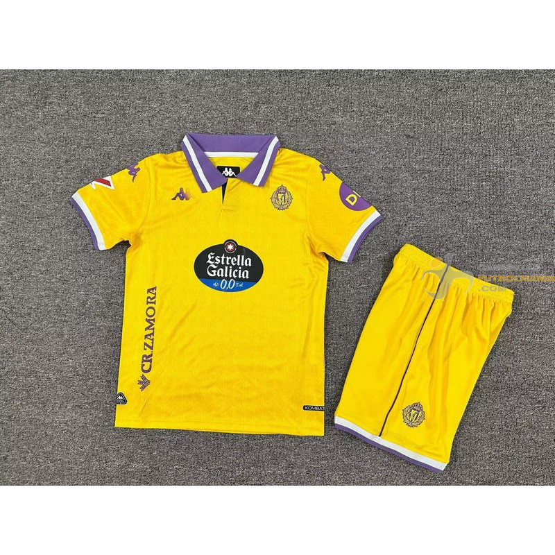 Camiseta y Pantalón Niños Valladolid Tercera Equipación 2025-2026