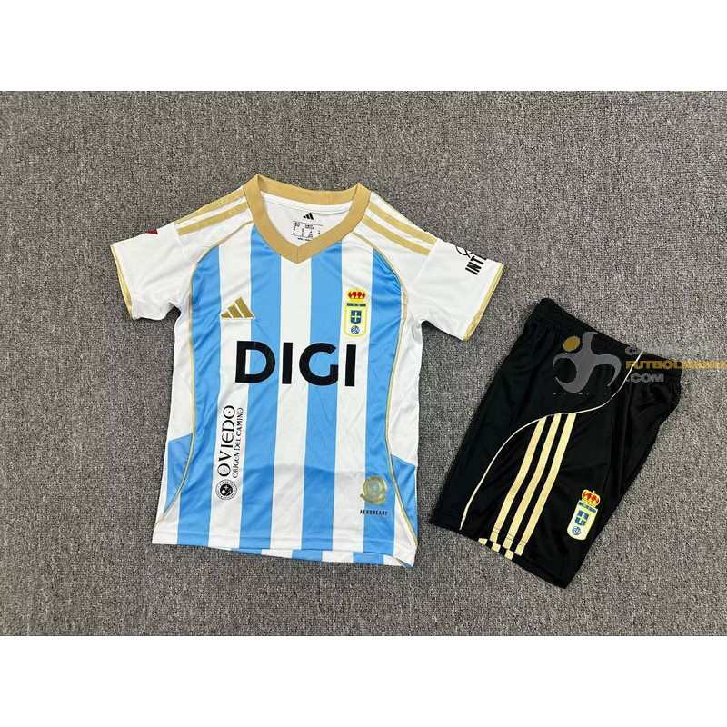 Camiseta y Pantalón Niños Oviedo Tercera Equipación 2025-2026