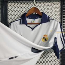 Camiseta Fútbol Real Madrid Primera Equipación Retro Clásica 2000-2001