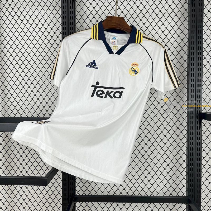 Camiseta Real Madrid Primera Equipación Retro Clásica 1998-2000