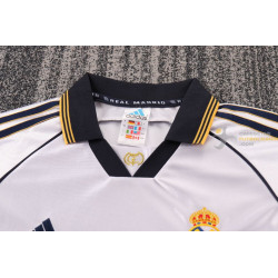 Camiseta y Pantalón Niños Real Madrid Primera Equipación Retro Clásica 1998-2000