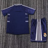 Camiseta y Pantalón Niños Real Madrid Segunda Equipación Retro Clásica 1998-1999