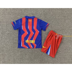 Camiseta y Pantalón Fútbol Niños Barcelona Cuarta Equipación 2025-2026