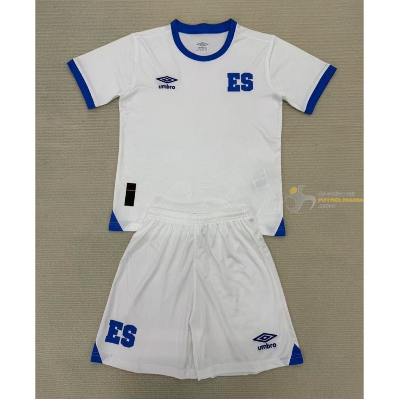 Camiseta y Pantalón Niños El Salvador Segunda Equipación 2025